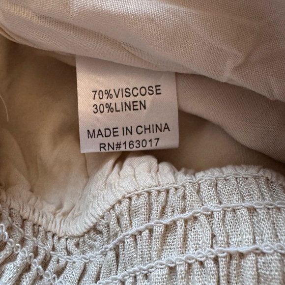 NWT Women's Princess Polly Cream Textured Playsuit Colleen Romper Beige Size 4 - Picture 9 of 10